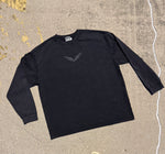 The Washed Long-sleeve - Black
