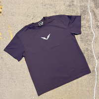 The Belt. Tee - Plum/Off-White